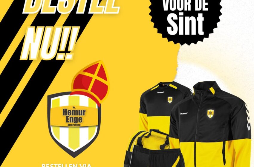  Tip voor de Sint: Clubkleding